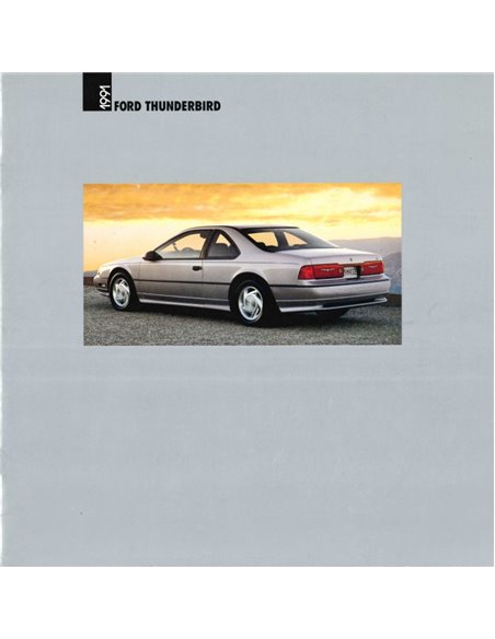 1991 FORD THUNDERBIRD BROCHURE ENGLISH