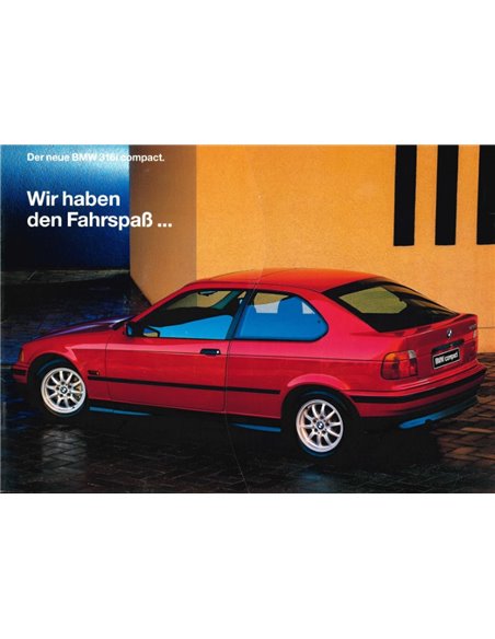 1994 BMW 3 SERIES COMPACT BROCHURE GERMAN