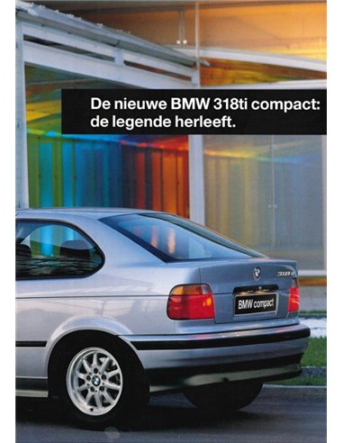 1994 BMW 3 SERIE COMPACT BROCHURE NEDERLANDS