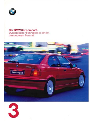 1997 BMW 3ER COMPACT PROSPEKT DEUTSCH