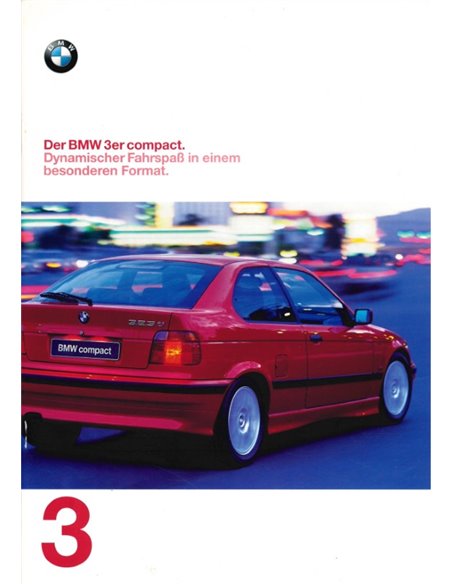 1997 BMW 3ER COMPACT PROSPEKT DEUTSCH