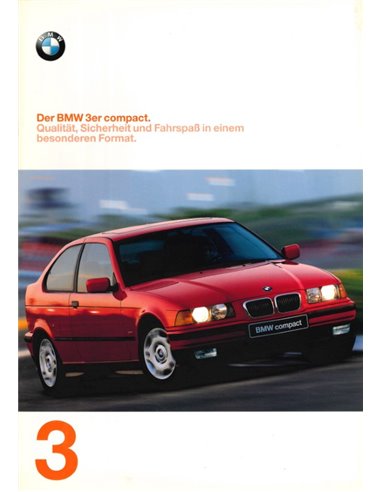 1997 BMW 3 SERIES COMPACT BROCHURE GERMAN