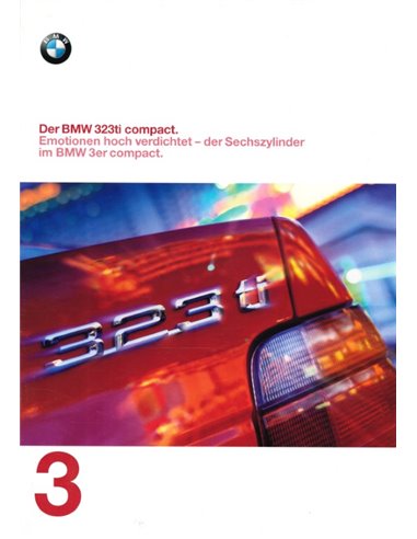 1997 BMW 3ER COMPACT PROSPEKT DEUTSCH