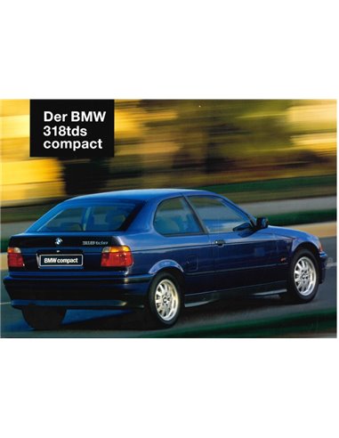 1995 BMW 3 SERIES COMPACT BROCHURE GERMAN