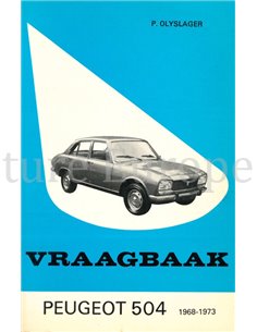 1968 - 1973 PEUGEOT 504 PETROL HANDBOOK DUTCH