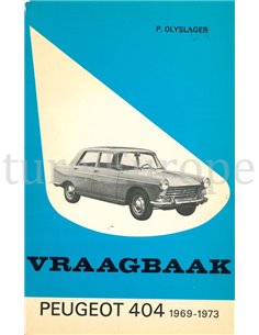 1969 - 1973 PEUGEOT 404 BENZIN REPARATURANLEITUNG NIEDERLÄNDISCH