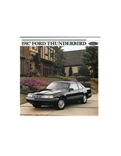 1987 FORD THUNDERBIRD BROCHURE ENGELS