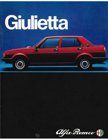 1980 ALFA ROMEO GIULIETTA PROSPEKT NIEDERLÄNDISCH