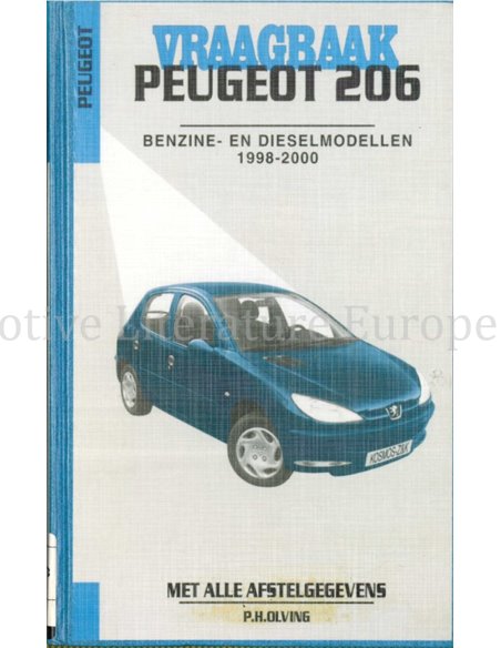 1998 - 2000 PEUGEOT 206 BENZIN DIESEL REPERATURHANDBUCH