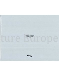 2013 ASTON MARTIN DB9 HARDCOVER PROSPEKT ENGLISCH