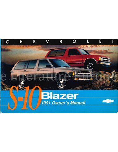 1997 CHEVROLET S-10 BLAZER BETRIEBSANLEITUNG ENGLISCH