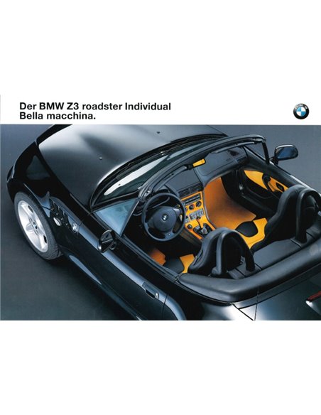 1996 BMW Z3 ROADSTER DATENBLATT DEUTSCH