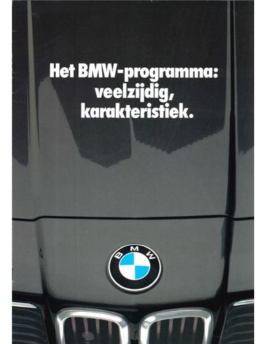 1980 BMW PROGRAMMA BROCHURE NEDERLANDS