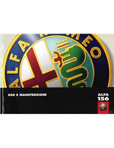 2000 ALFA ROMEO 156 BETRIEBSANLEITUNG ITALIENISCH
