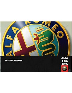 2002 ALFA ROMEO 156 GTA INSTRUCTIEBOEKJE NEDERLANDS