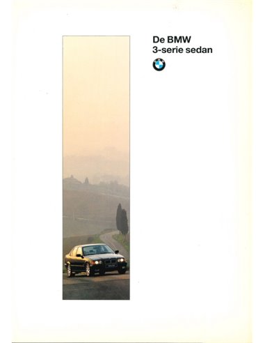 1995 BMW 3 SERIE SEDAN BROCHURE NEDERLANDS
