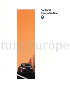 1995 BMW 3 SERIE SEDAN BROCHURE NEDERLANDS (BELGIË)