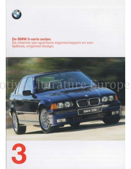 1987 BMW 3 SERIE BROCHURE
