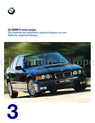 1997 BMW 3 SERIES SALOON BROCHURE DUTCH