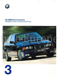 1997 BMW 3 SERIE SEDAN BROCHURE DUITS