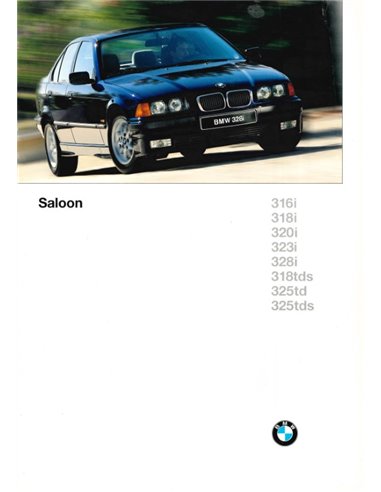 1996 BMW 3 SEDAN SERIE BROCHURE ENGELS