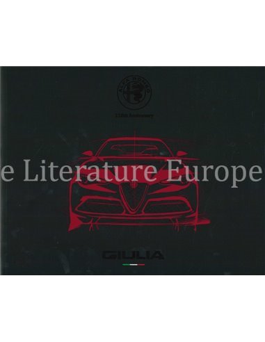 2020 ALFA ROMEO GIULIA 110TH ANNIVERSARY PROSPEKT NIEDERLÄNDISCH