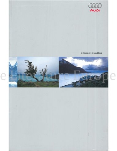 2000 AUDI ALLROAD QUATTRO BROCHURE GERMAN