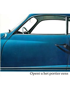 1962 VOLKSWAGEN KARMANN GHIA BROCHURE NEDERLANDS