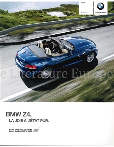 2010 BMW Z4 ROADSTER BROCHURE FRANS