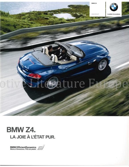 2010 BMW Z4 ROADSTER PROSPEKT FRANZÖSISCH