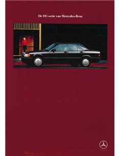 1989 MERCEDES BENZ 190 BROCHURE NEDERLANDS