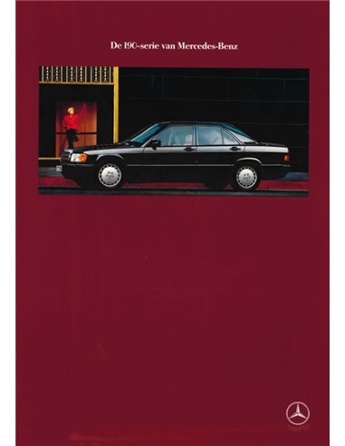 1989 MERCEDES BENZ 190 BROCHURE NEDERLANDS