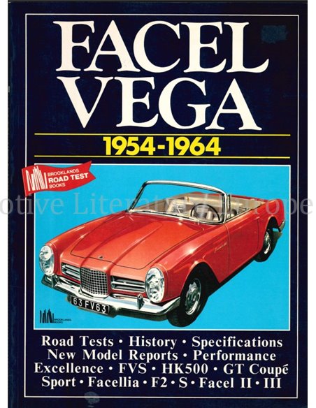FACEL VEGA 1954-1964 (BROOKLANDS)