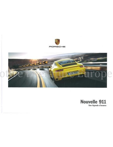 2017 PORSCHE 911 CARRERA | TARGA HARDBACK BROCHURE FRENCH