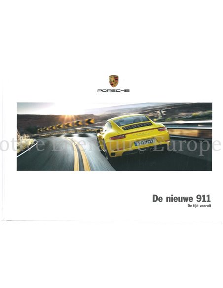 2017 PORSCHE 911 CARRERA | TARGA HARDCOVER BROCHURE NEDERLANDS