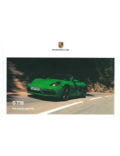 2021 PORSCHE 718 BOXTER | CAYMAN HARDBACK BROCHURE PORTUGUESE