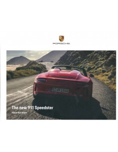 2019 PORSCHE 911 SPEEDSTER HARDCOVER BROCHURE ENGELS