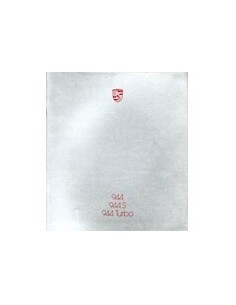 1987 PORSCHE 944 S & TURBO BROCHURE ENGELS USA