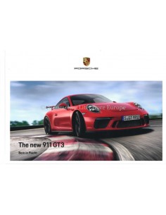 2018 PORSCHE 911 GT3 HARDBACK BROCHURE ENGLISH