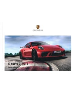 2018 PORSCHE 911 GT3 HARDCOVER BROCHURE SPAANS