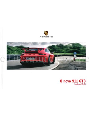 2018 PORSCHE 911 GT3 HARDCOVER BROCHURE PORTUGEES (BR)