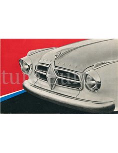 1957 BORGWARD HANSA, ISABELLA, DE LUXE, COUPE, TS, COMBI PROSPEKT DEUTSCH