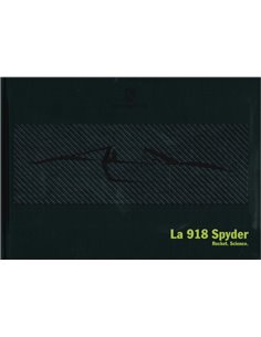 2015 PORSCHE 918 SPYDER HARDBACK BROCHURE ITALIAN