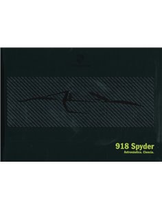 2015 PORSCHE 918 SPYDER HARDBACK BROCHURE SPANISH