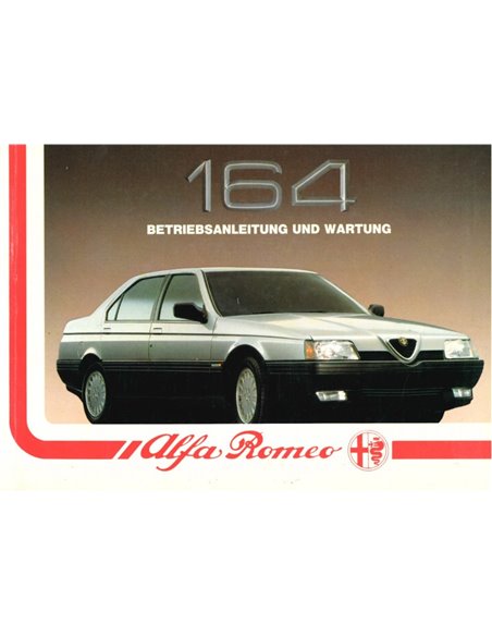 1988 ALFA ROMEO 164 OWNERS MANUAL GERMAN