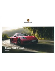 2018 PORSCHE 718 BOXSTER | CAYMAN GTS 4.0 HARDCOVER BROCHURE ENGELS