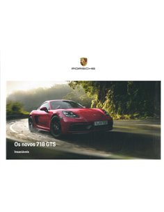 2018 PORSCHE 718 BOXSTER | CAYMAN GTS HARDCOVER PROSPEKT PORTUGIESISCH