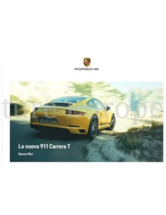 2018 PORSCHE 911 CARRERA T BROCHURE ITALIAN