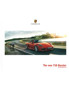2017 PORSCHE 718 BOXTER HARDCOVER BROCHURE ENGELS