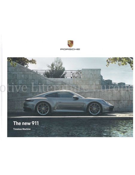 2020 PORSCHE 911 CARRERA HARDCOVER PROSPEKT ENGLISCH
